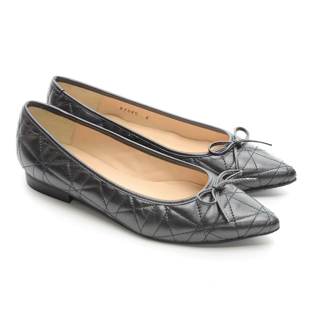 Anthropologie Jon Josef Ashley Quilted Ballet Flats 6 M